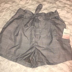 NWT forever21 tie shorts